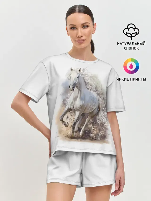 Женская пижама с шортами