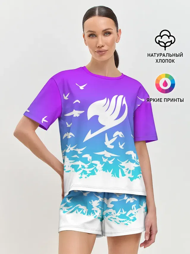 Женская пижама с шортами