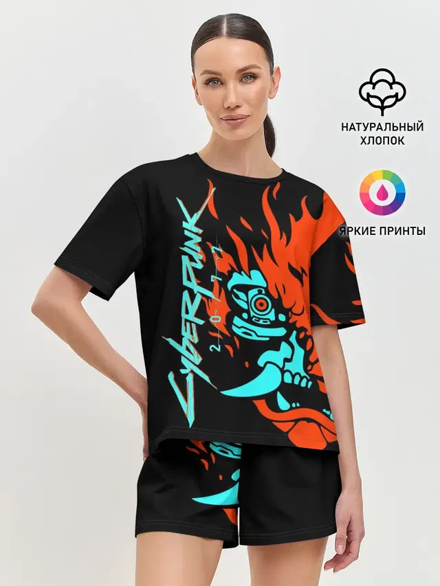 Женская пижама с шортами