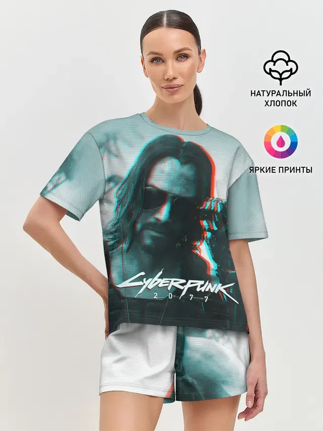 Женская пижама с шортами