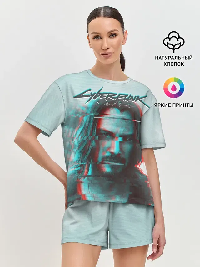 Женская пижама с шортами