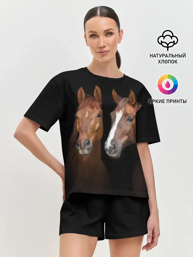 Женская пижама с шортами