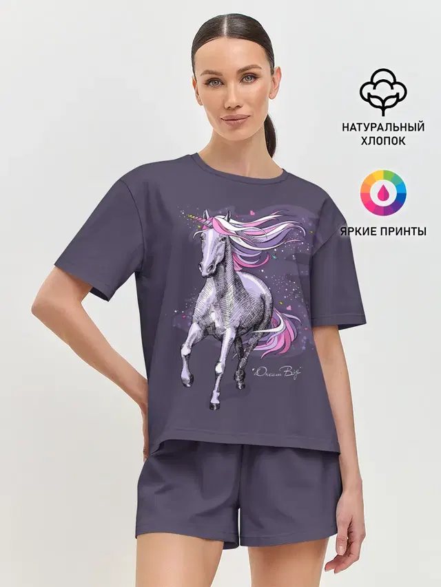 Женская пижама с шортами