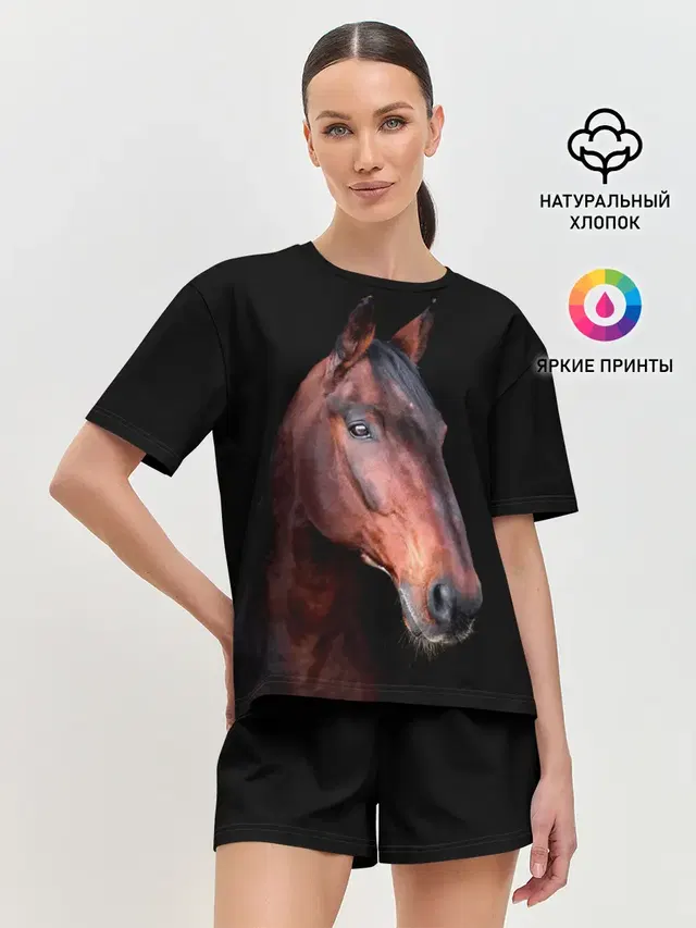 Женская пижама с шортами