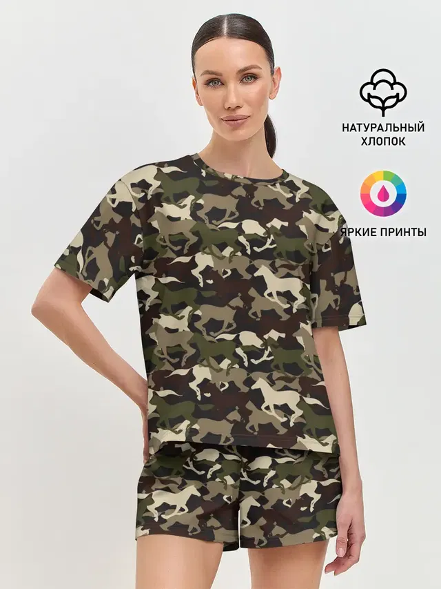 Женская пижама с шортами