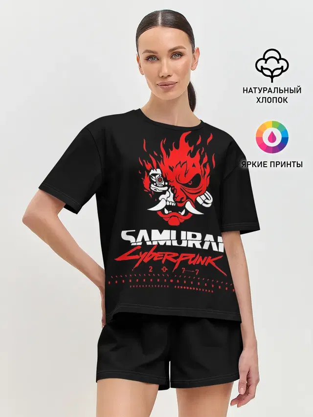 Женская пижама с шортами