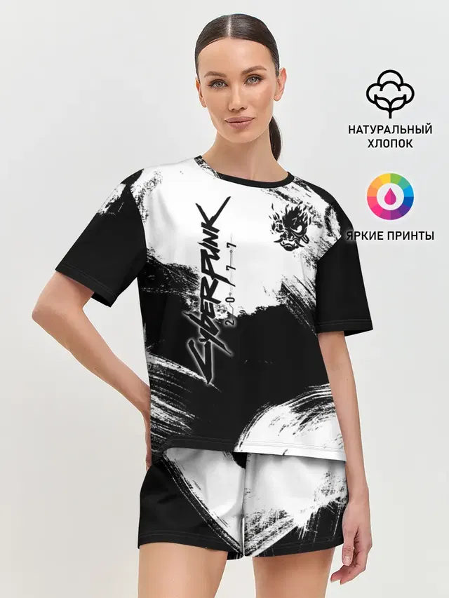Женская пижама с шортами