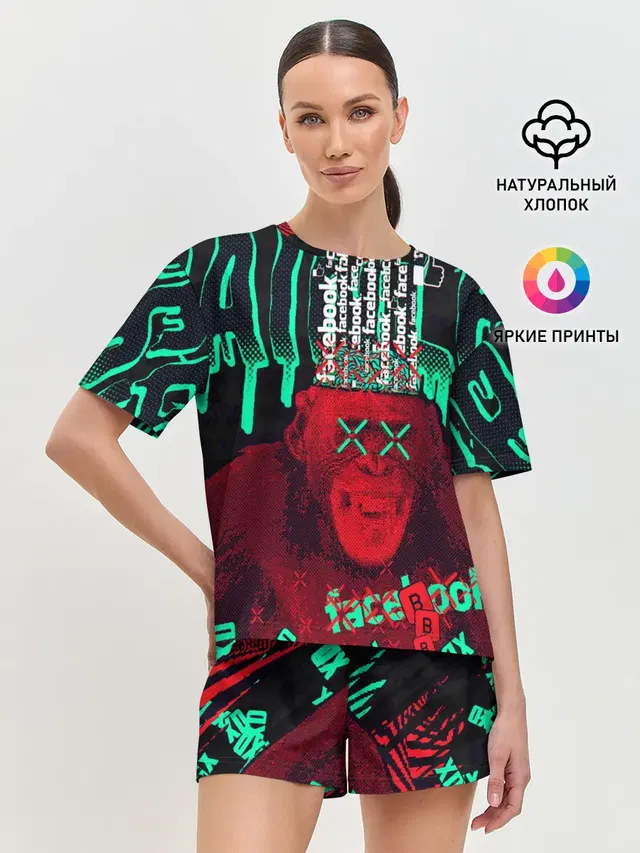 Женская пижама с шортами