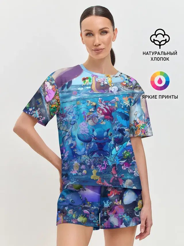 Женская пижама с шортами