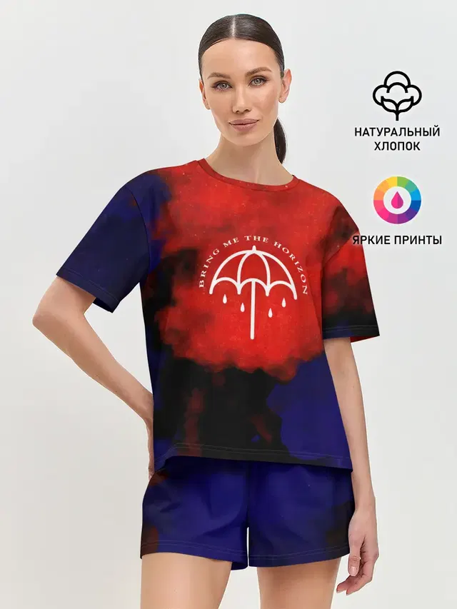 Женская пижама с шортами