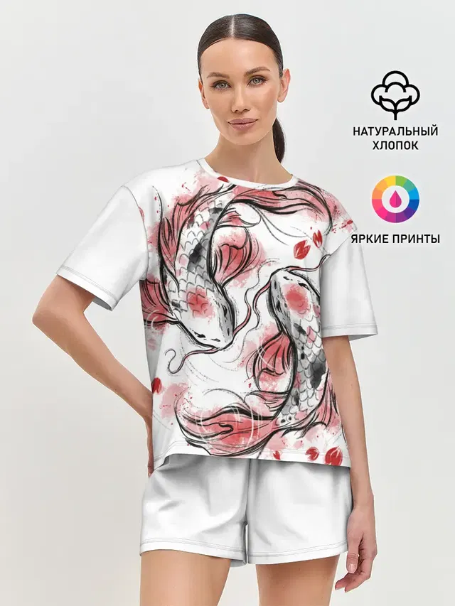 Женская пижама с шортами