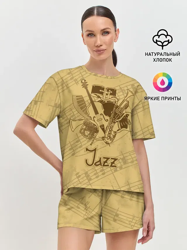 Женская пижама с шортами