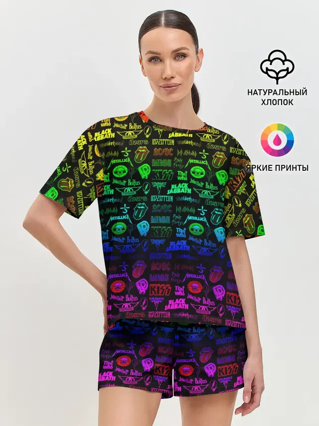 Женская пижама с шортами