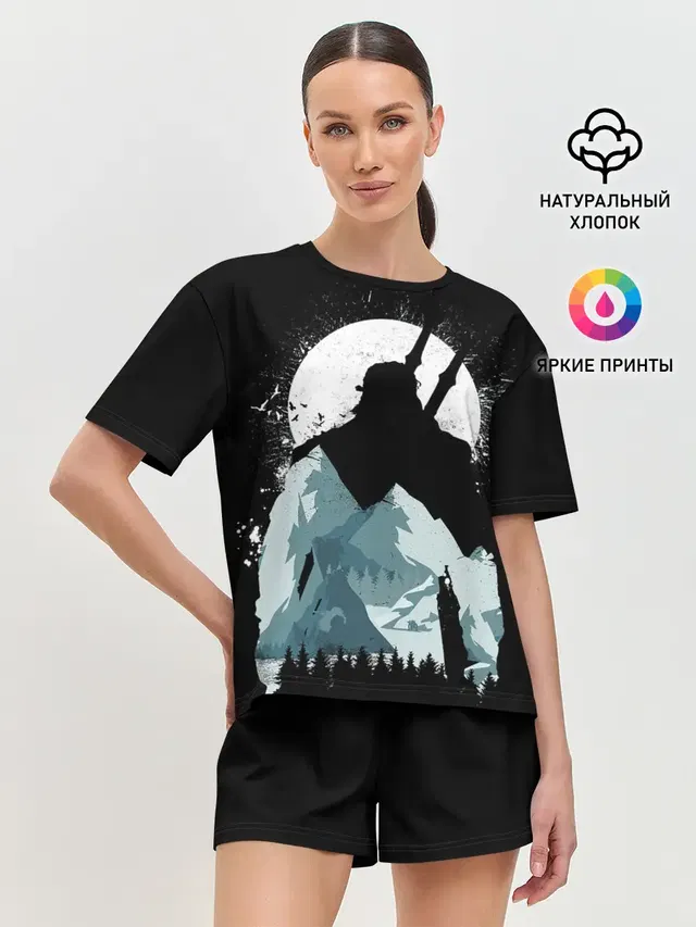 Женская пижама с шортами