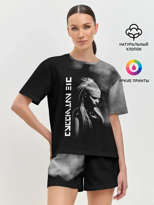 Женская пижама с шортами