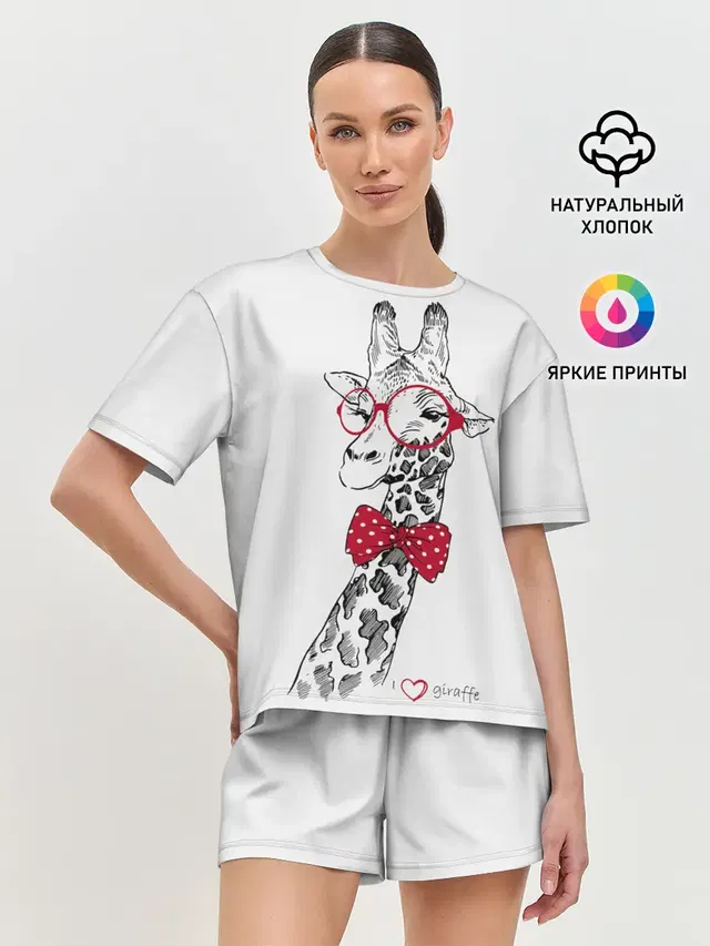 Женская пижама с шортами