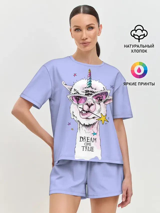 Женская пижама с шортами
