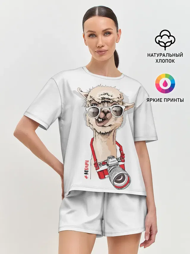Женская пижама с шортами