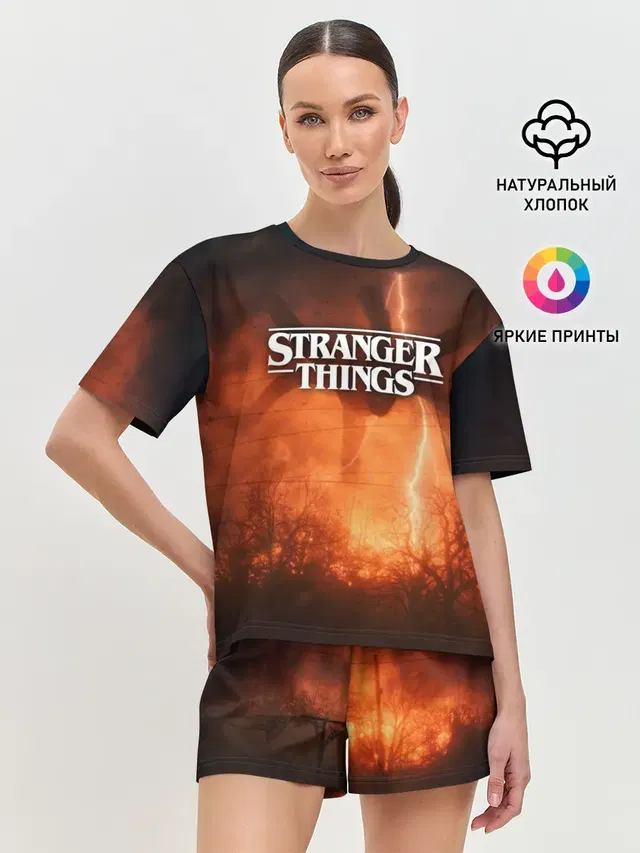 Женская пижама с шортами