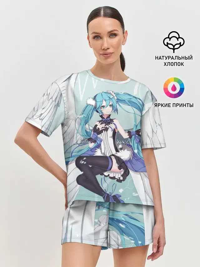 Женская пижама с шортами