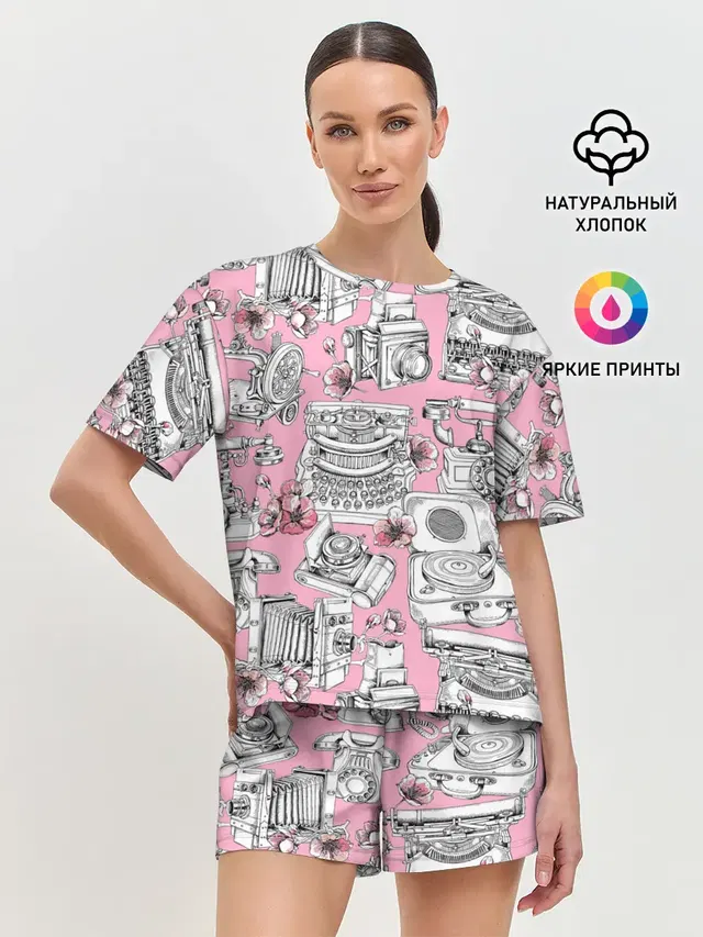 Женская пижама с шортами