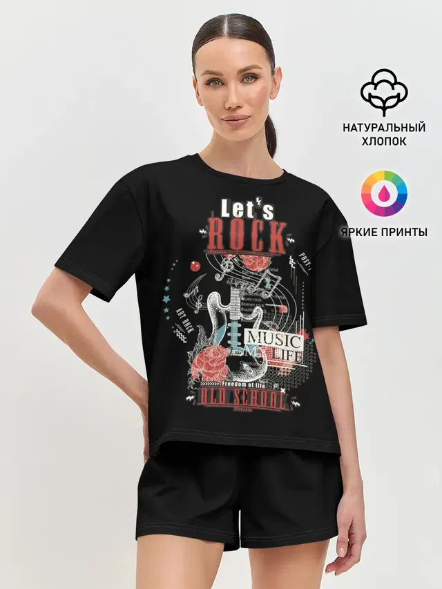 Женская пижама с шортами
