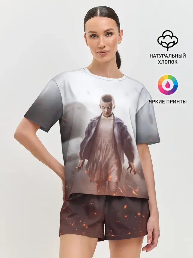 Женская пижама с шортами