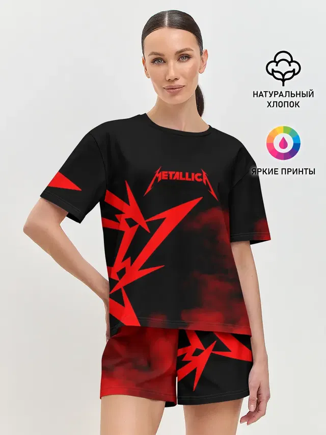 Женская пижама с шортами