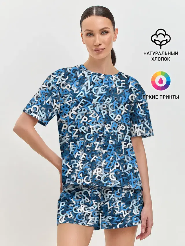 Женская пижама с шортами