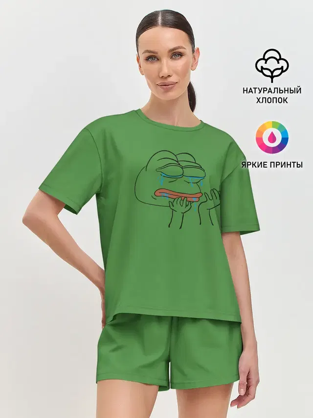 Женская пижама с шортами