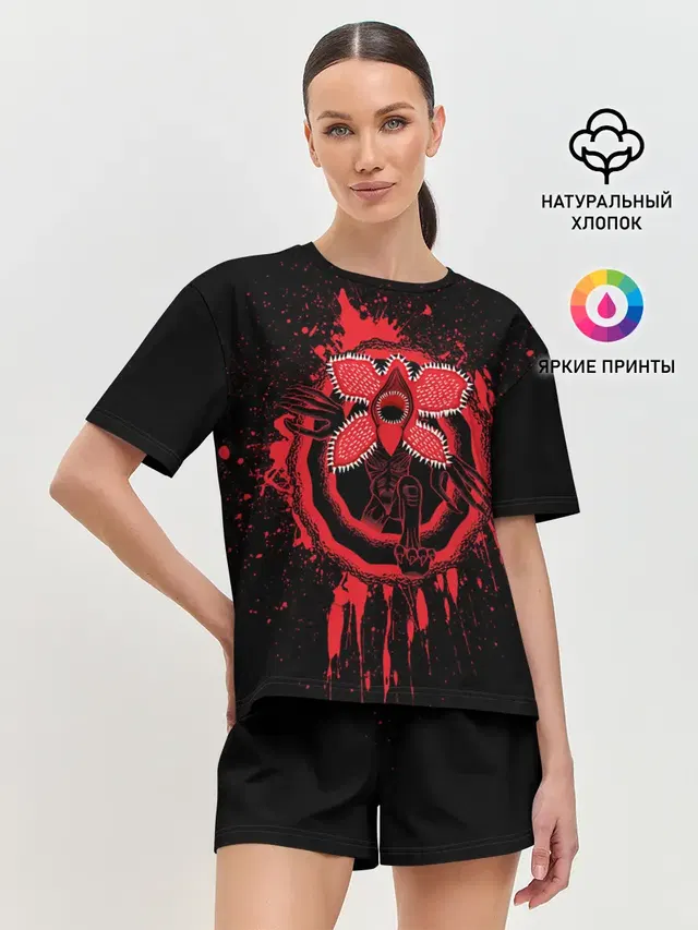 Женская пижама с шортами