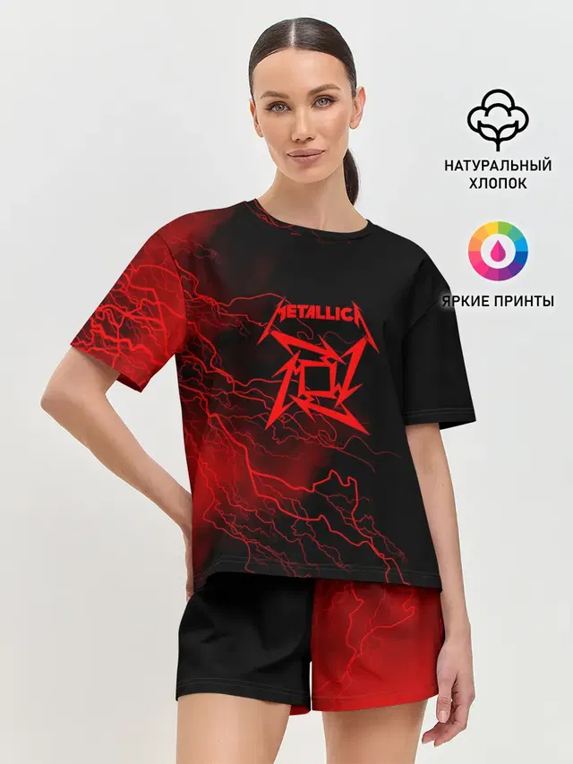 Женская пижама с шортами