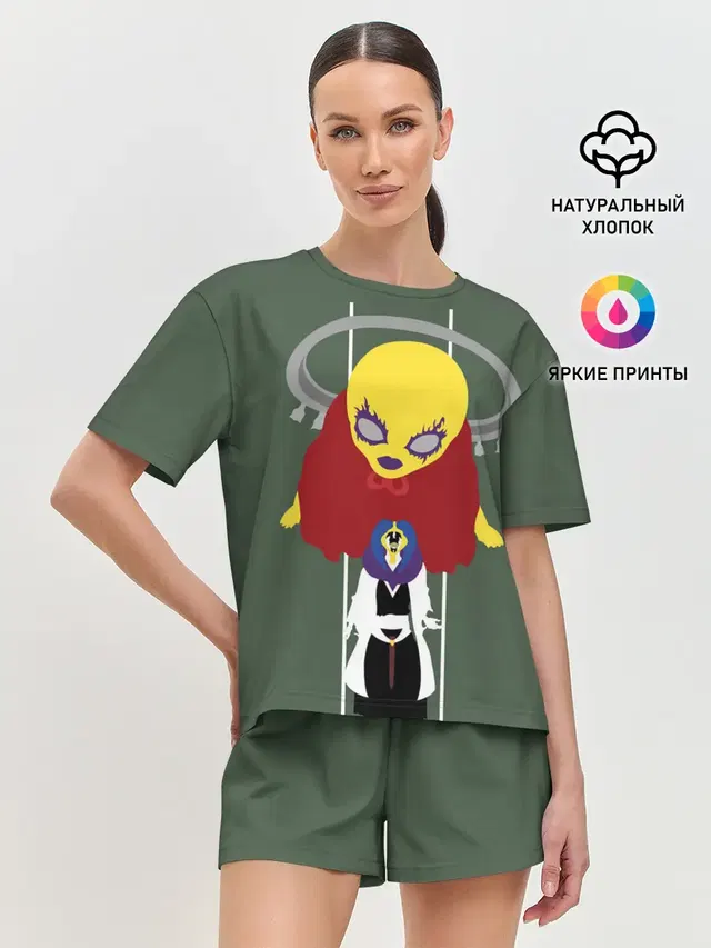 Женская пижама с шортами