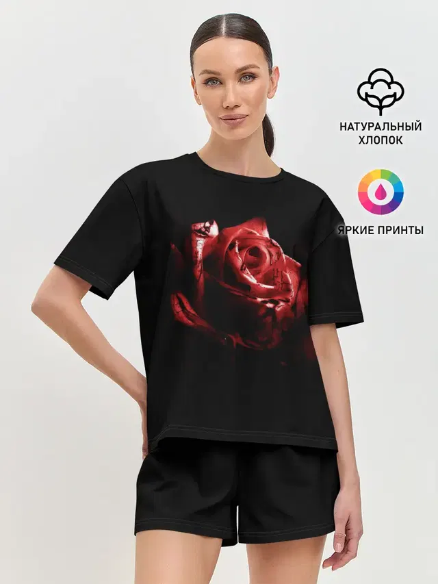 Женская пижама с шортами