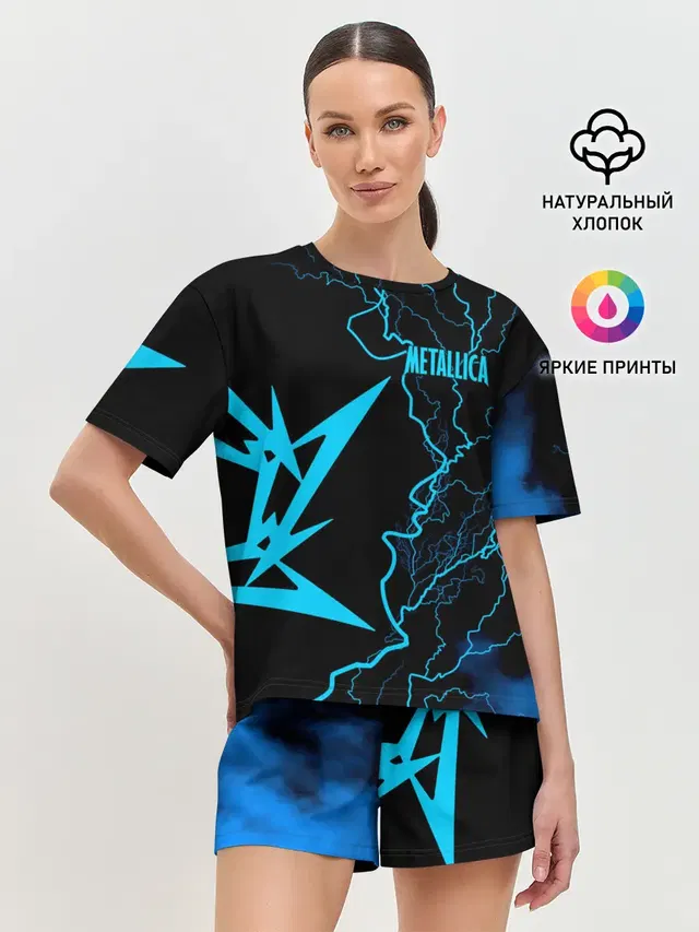 Женская пижама с шортами