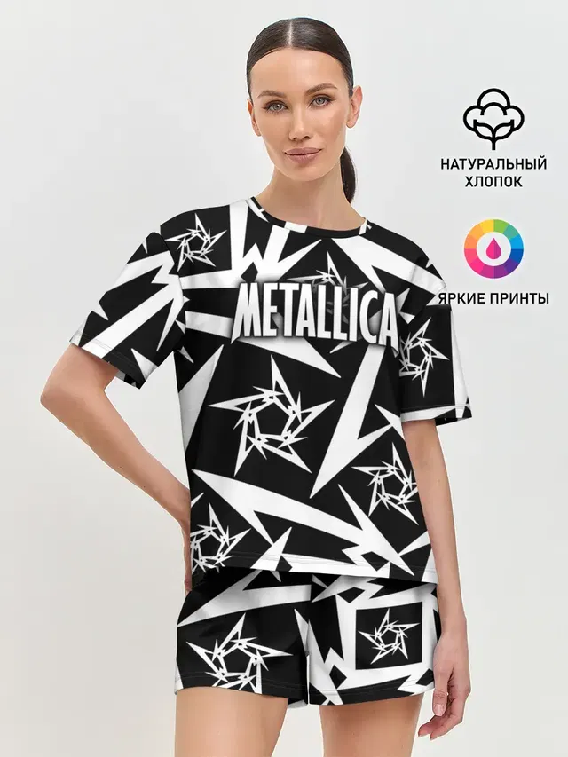 Женская пижама с шортами