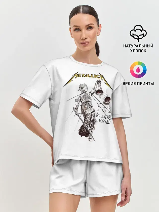 Женская пижама с шортами