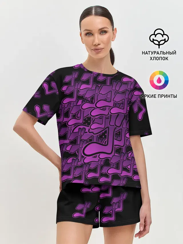 Женская пижама с шортами