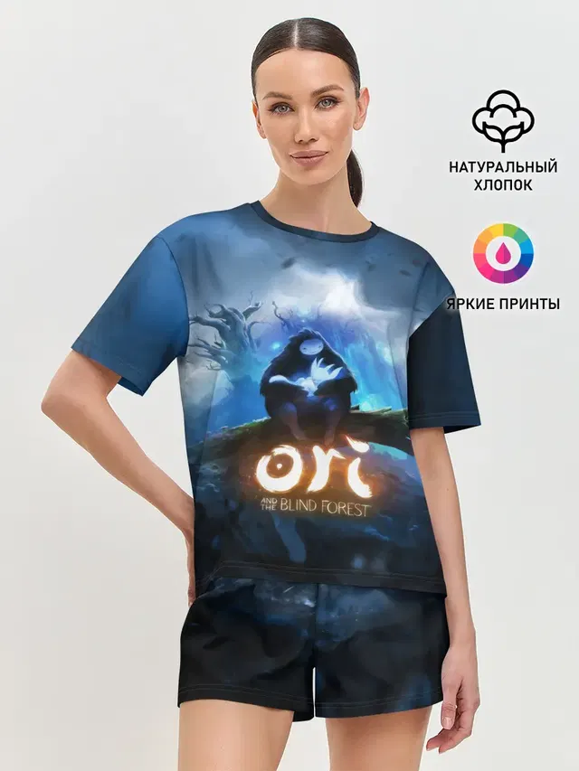 Женская пижама с шортами