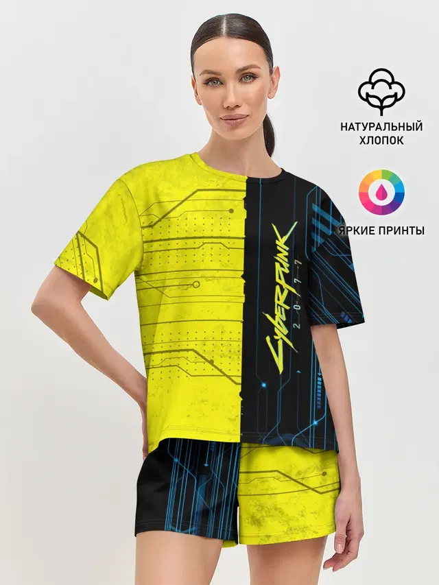 Женская пижама с шортами