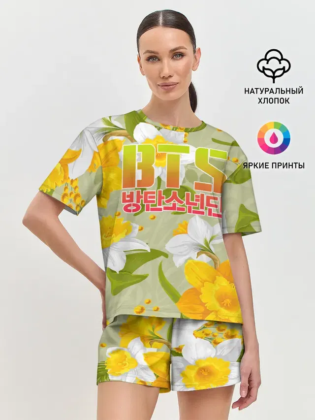 Женская пижама с шортами