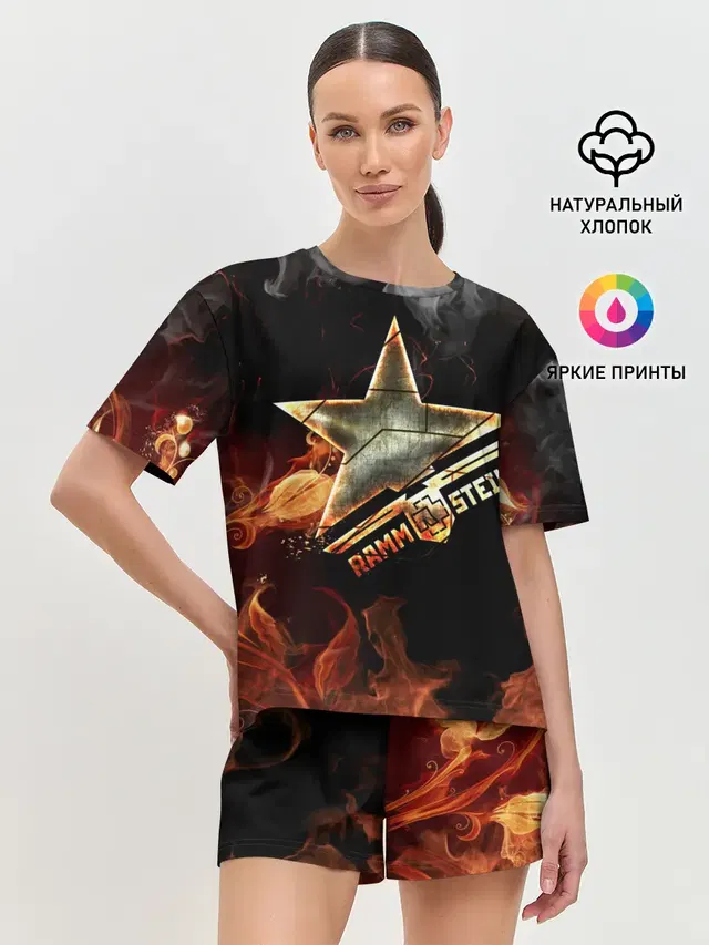 Женская пижама с шортами