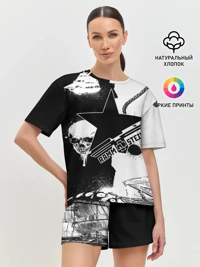 Женская пижама с шортами