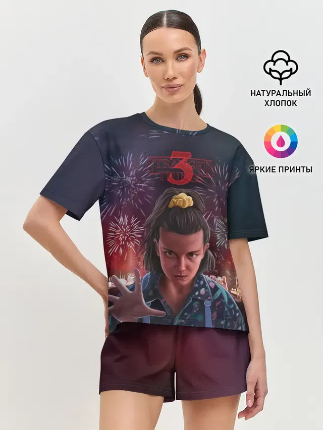 Женская пижама с шортами