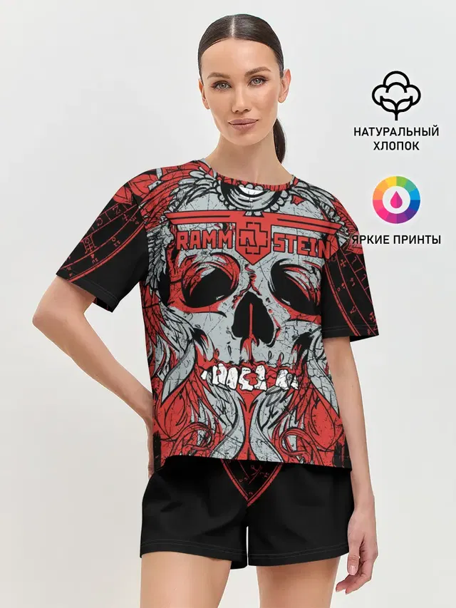 Женская пижама с шортами
