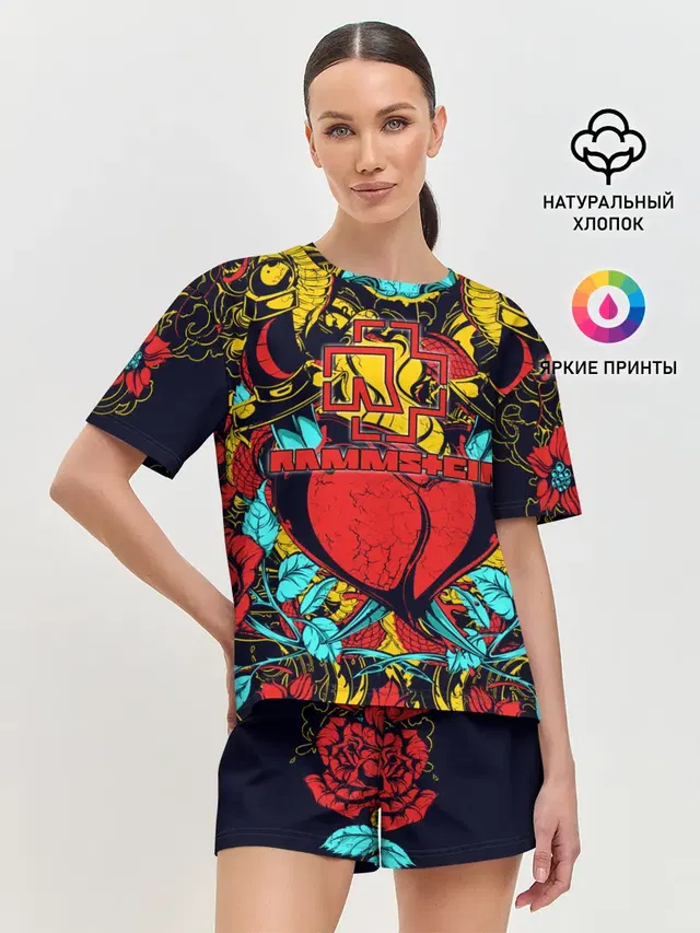 Женская пижама с шортами