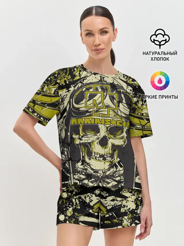 Женская пижама с шортами