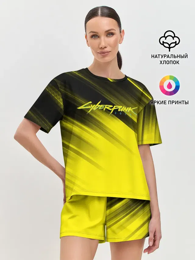 Женская пижама с шортами