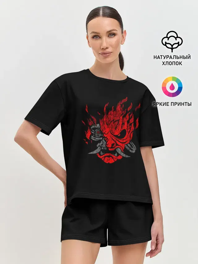 Женская пижама с шортами