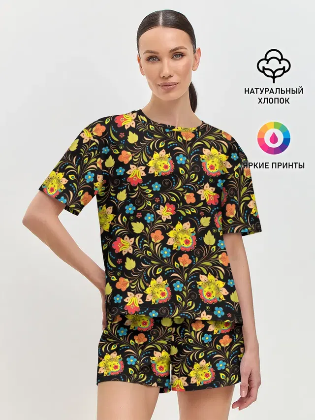 Женская пижама с шортами